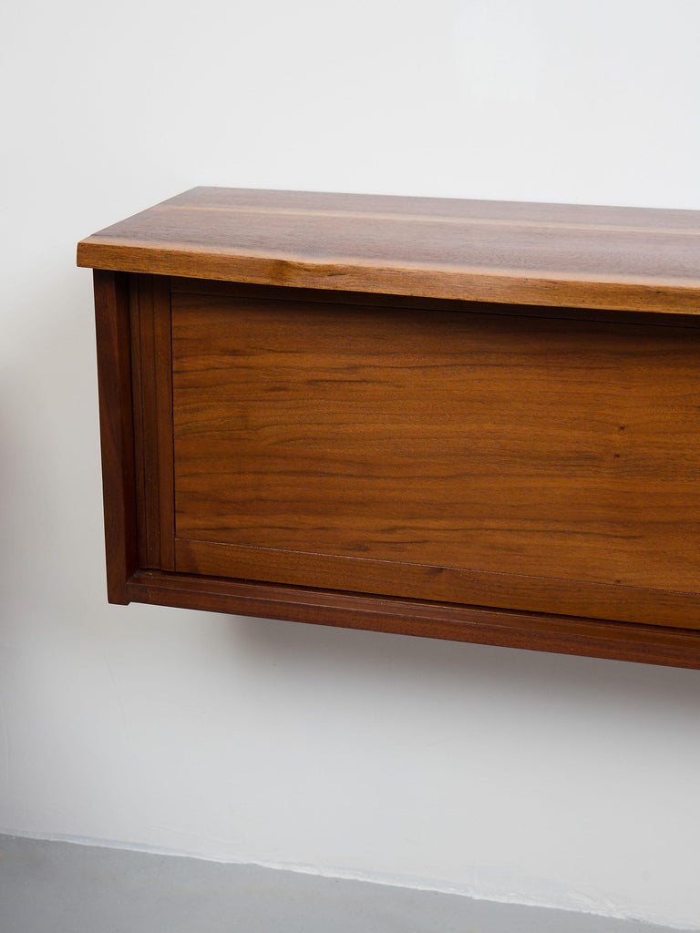 George Nakashima, Wall Hung Cabinet, 1960s In Excellent Condition For Sale In New York, NY