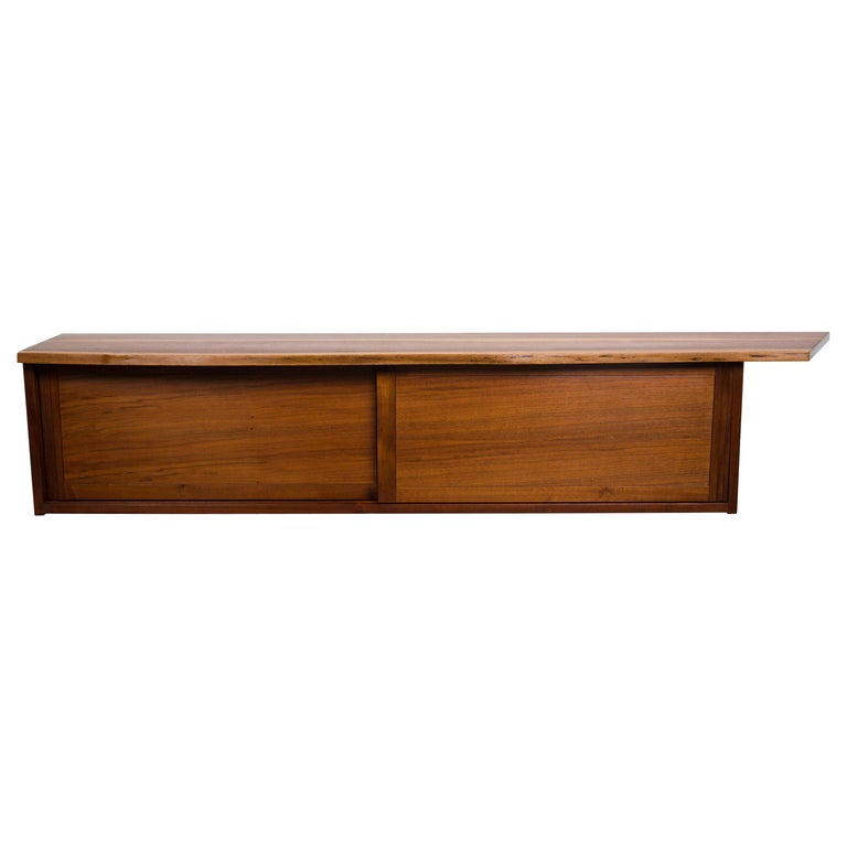George Nakashima, Wall Hung Cabinet, 1960s For Sale