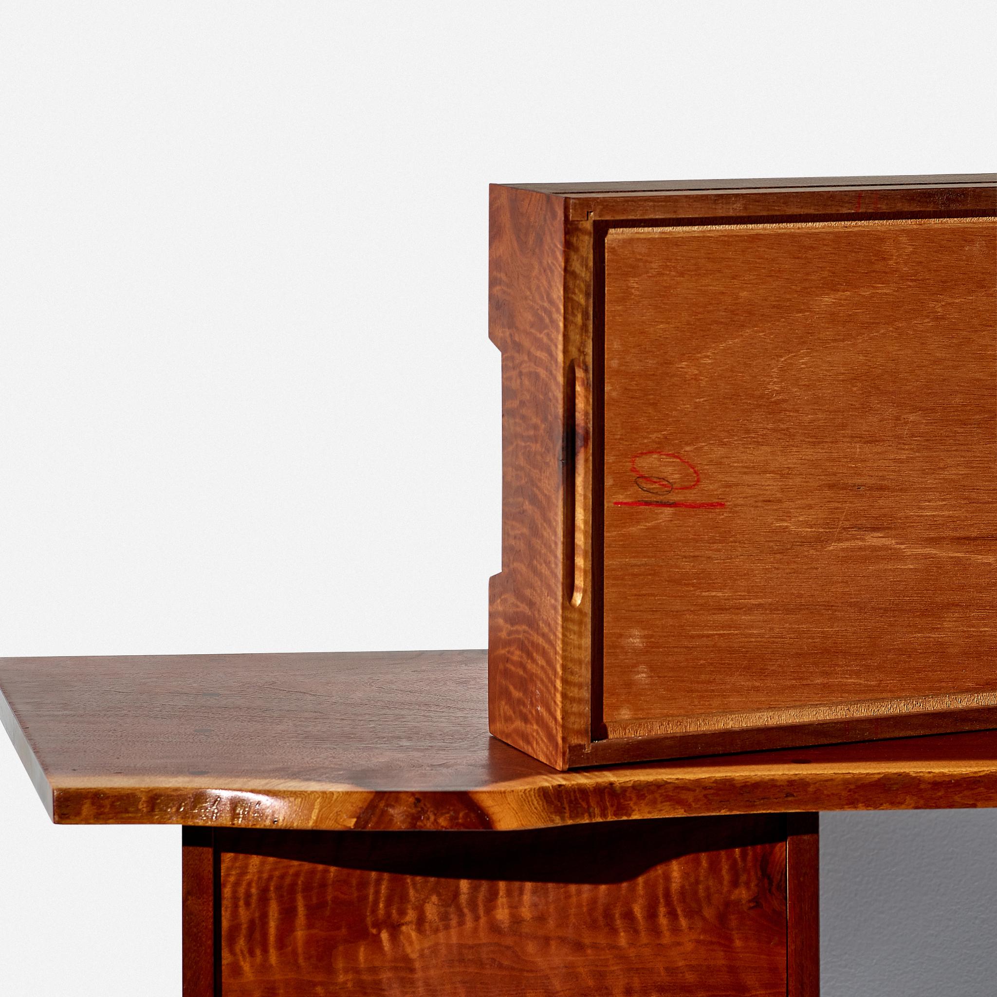 George Nakashima Wall-Mounted Desk In Good Condition In Houston, TX