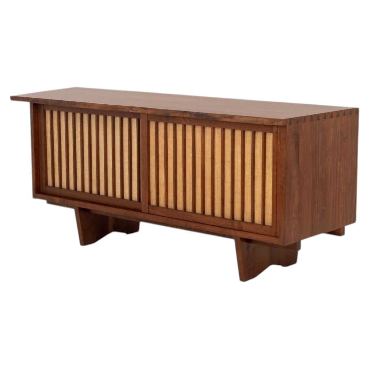 George Nakashima Walnut Credenza, Modern Design, United States, 1978