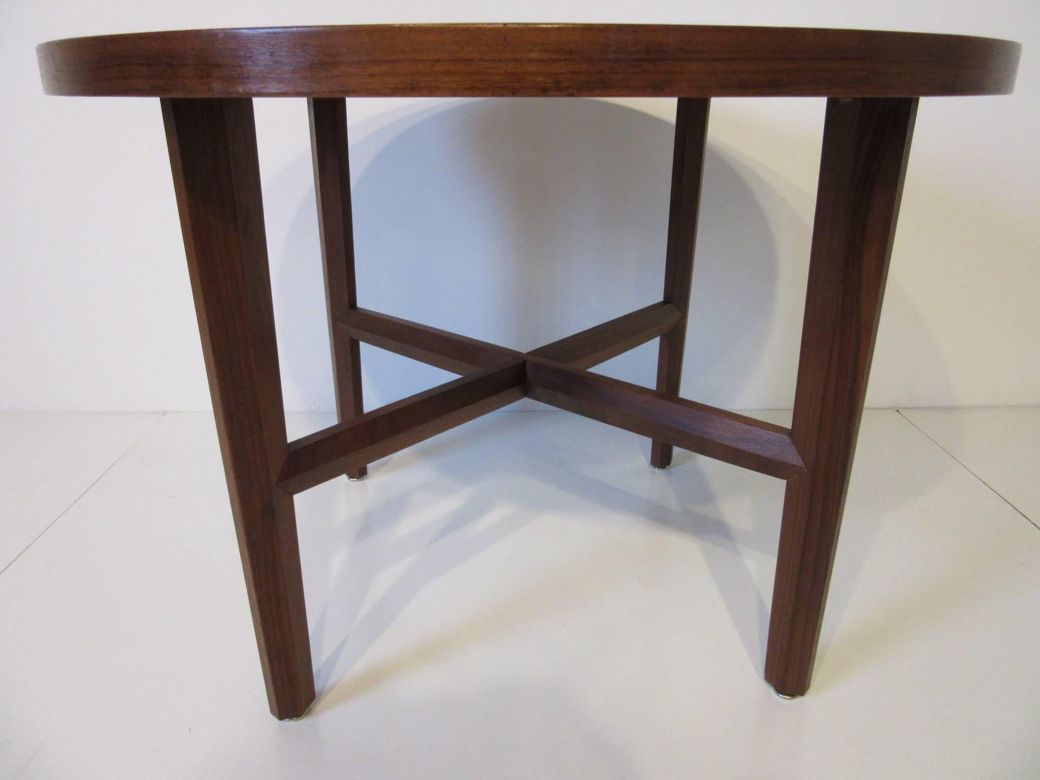Mid-Century Modern George Nakashima Walnut Side or Lamp Table for Widdicomb's Origins Collection  