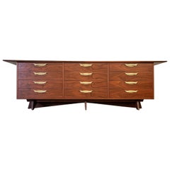 George Nakashima Walnut Sideboard Credenza, 1950s