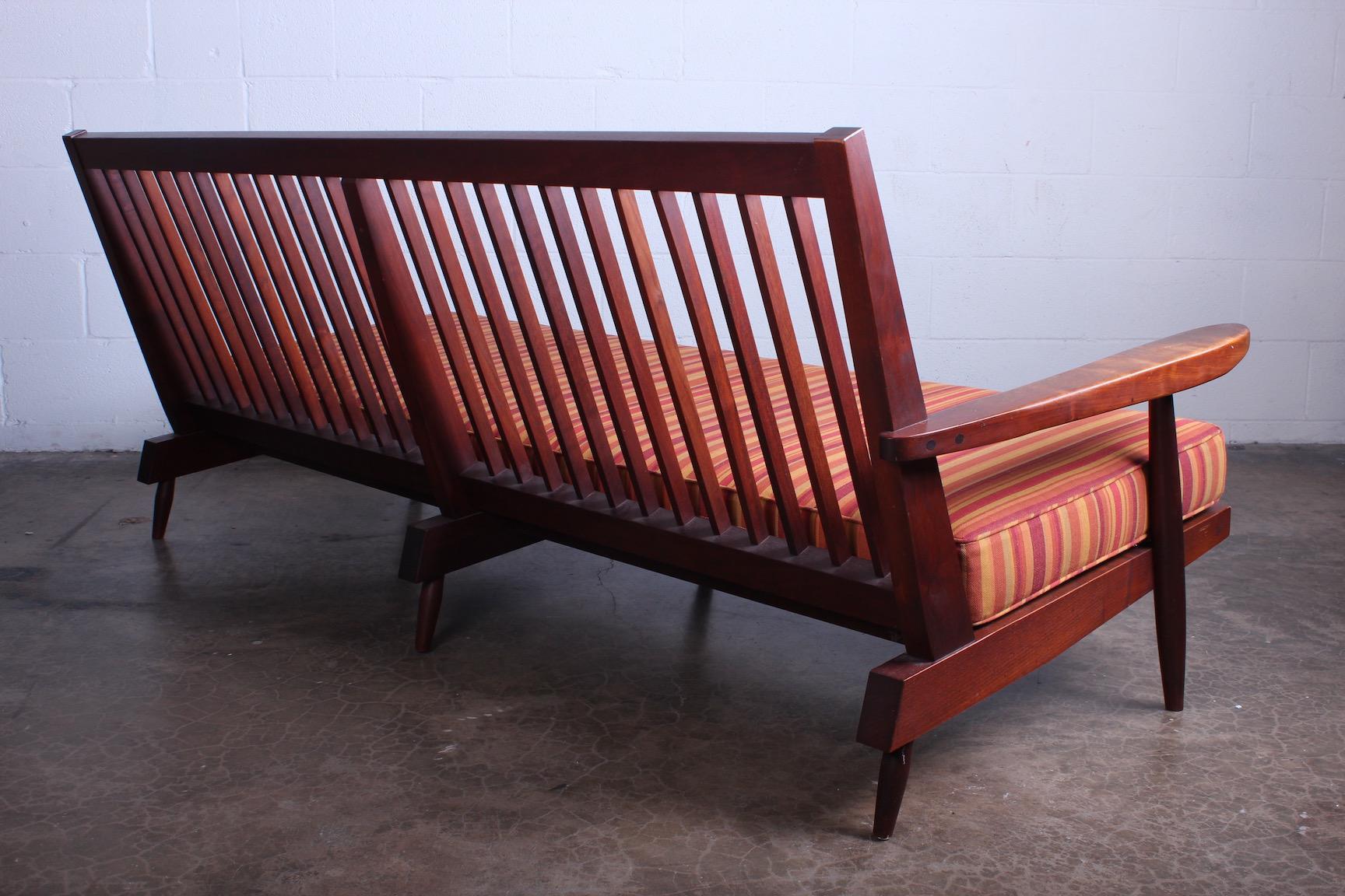 George Nakashima Walnut Sofa, 1961 7