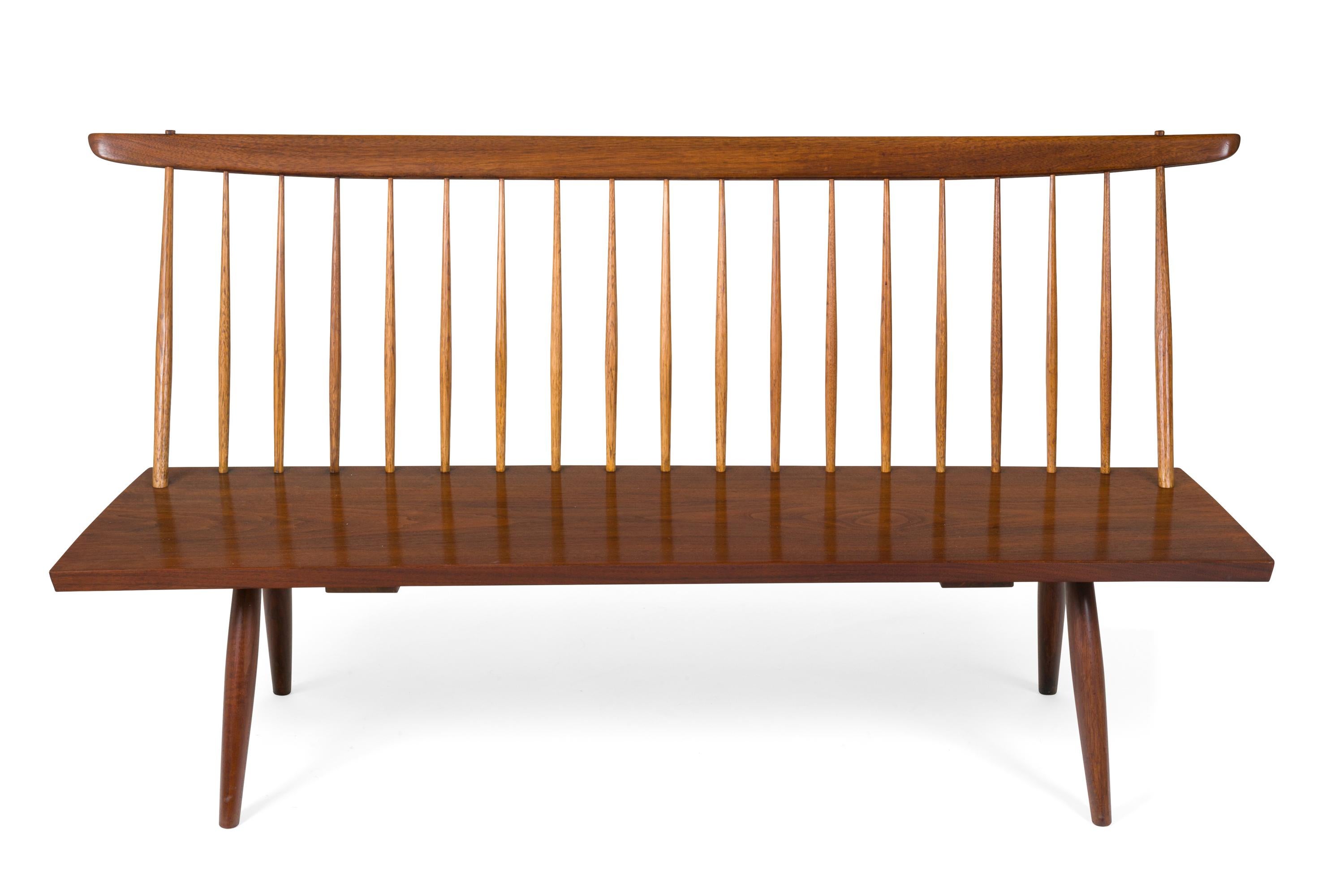 This bench has become an iconic example of George Nakashima's early work. A Classic simple design with shaker influences.