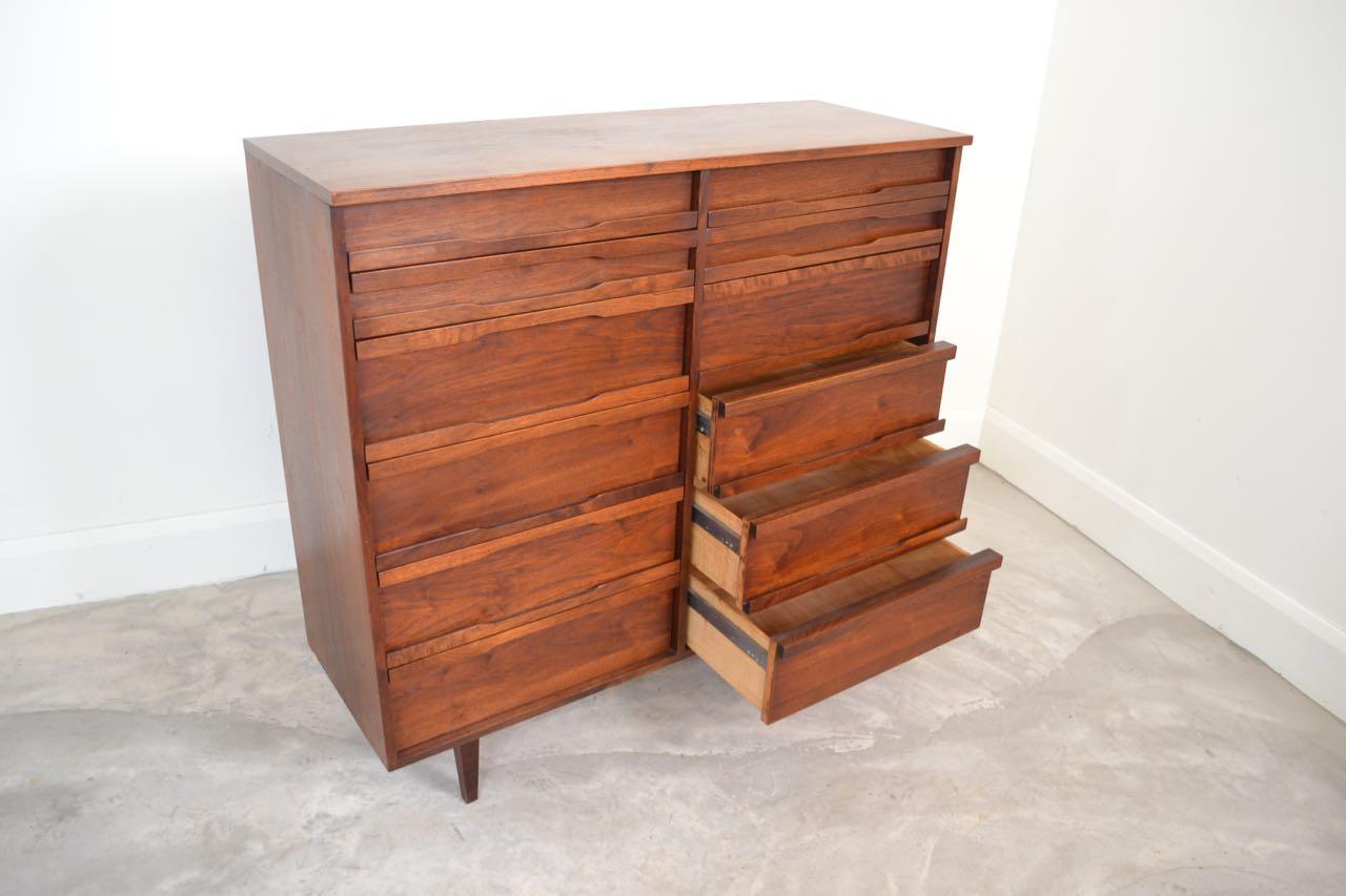 George Nakashima Walnut Tallboy for Widdicombe, USA, 1964 For Sale 2