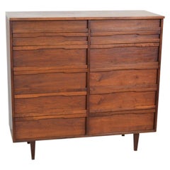 Vintage George Nakashima Walnut Tallboy for Widdicombe, USA, 1964