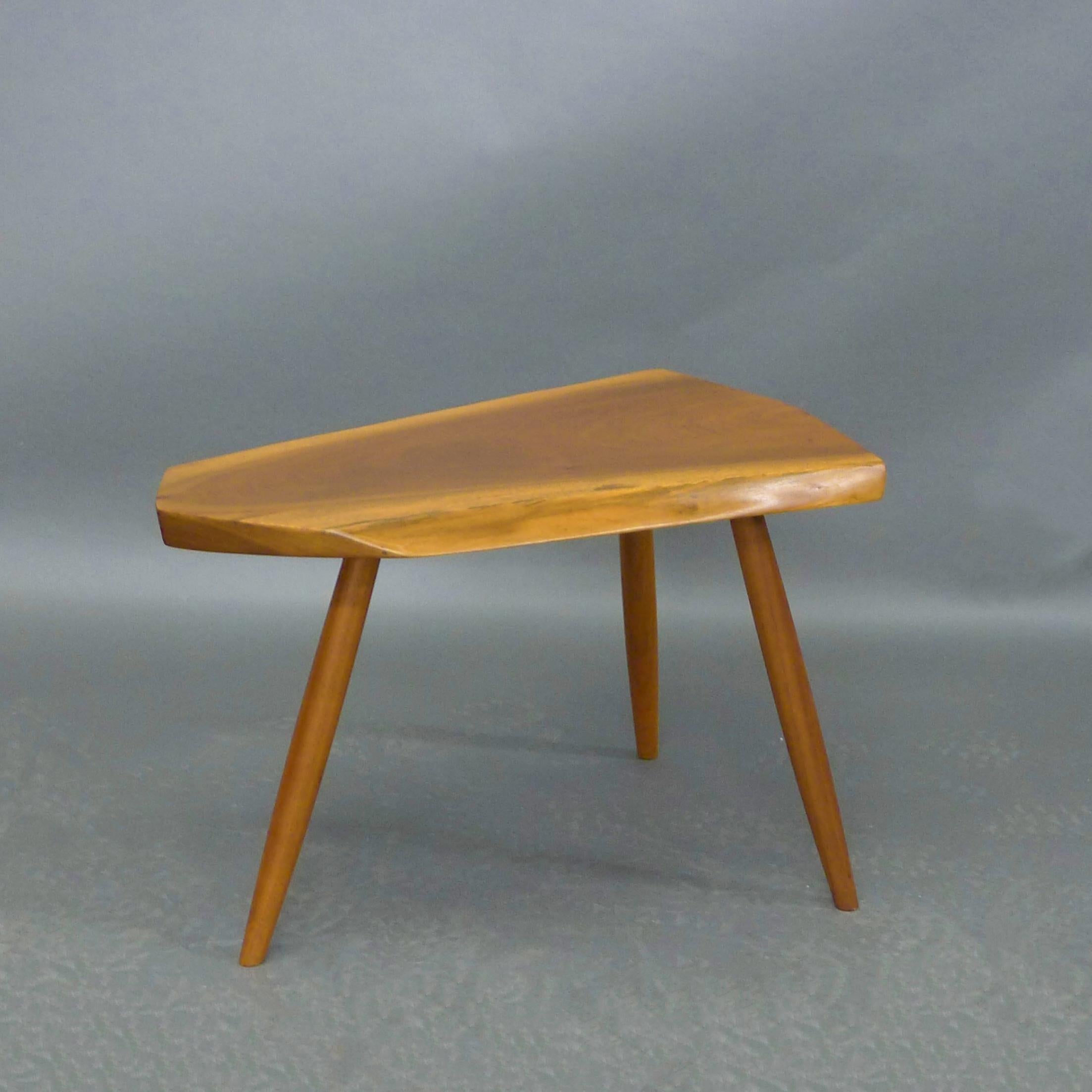 Noyer George Nakashima, Table Wepman, noyer noir américain, 1984, avec documentation en vente