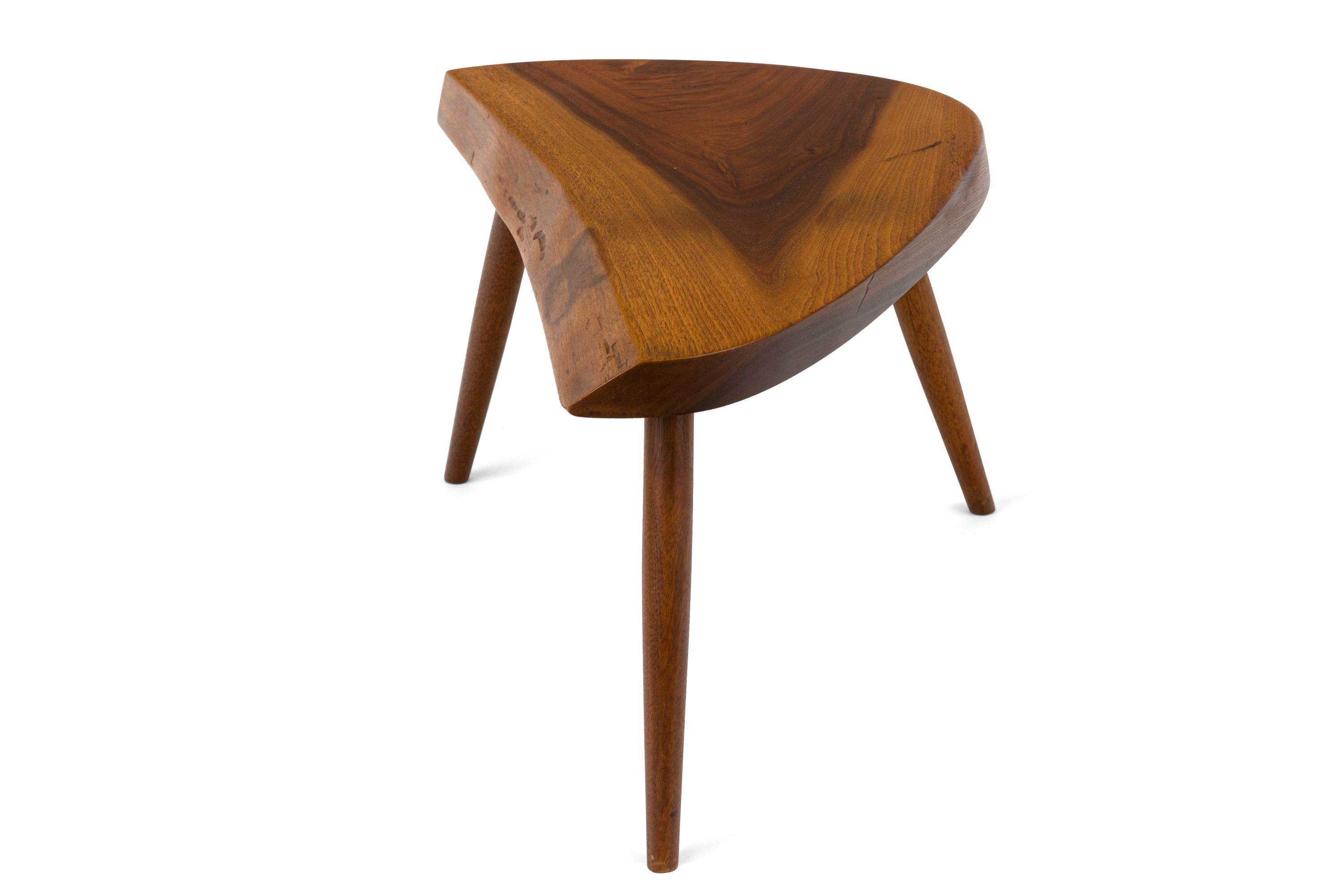 George Nakashima Wepman Walnut Occasional Table, USA, 1960s In Good Condition In New York, NY
