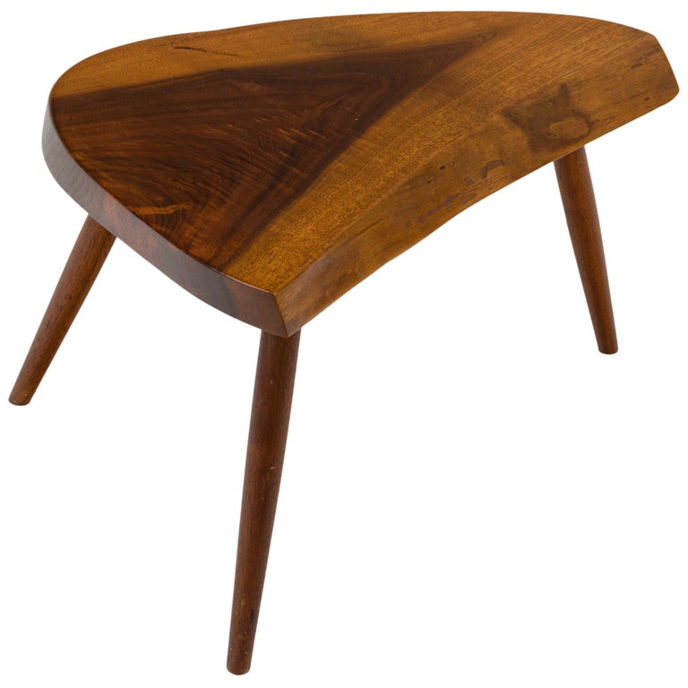 George Nakashima occasional table, 1960s, offered by Lost City Arts