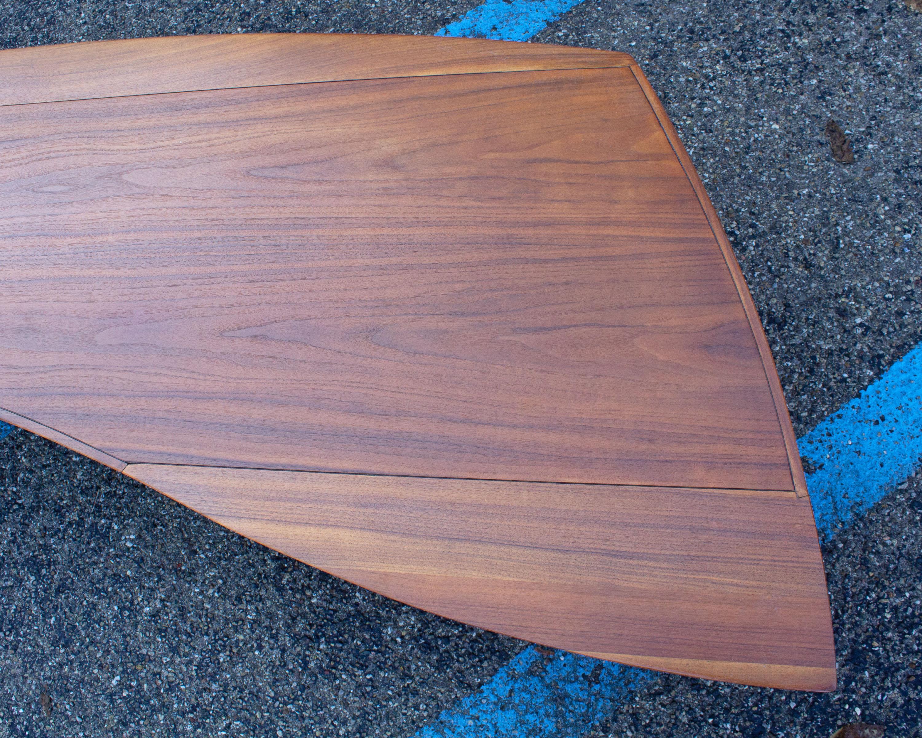 20th Century George Nakashima Widdicomb “Sundra” Walnut Coffee Table