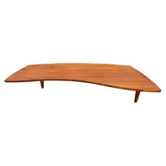 George Nakashima Widdicomb “Sundra” Walnut Coffee Table