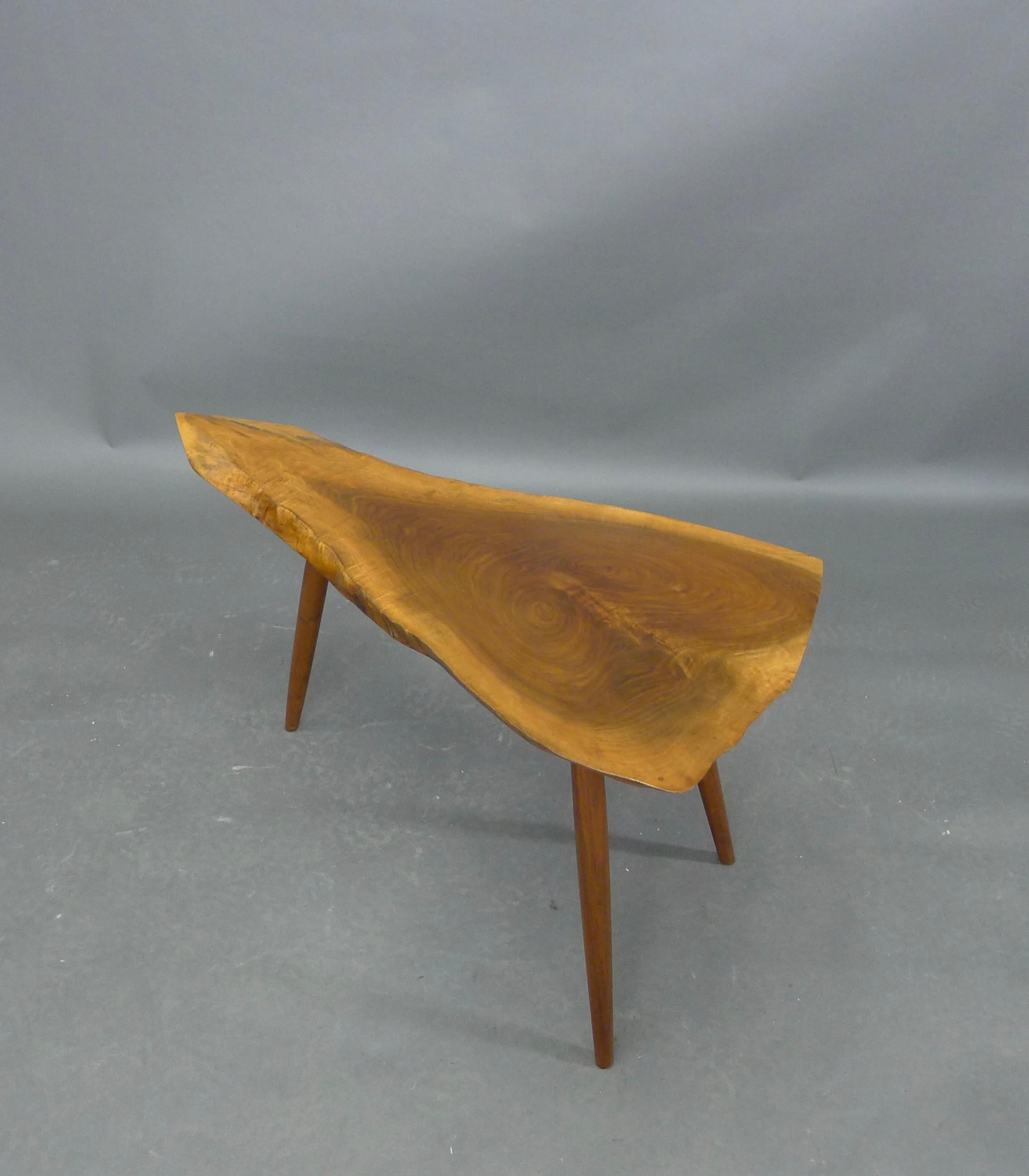 George Nakashima, Wohl Table, American Black Walnut, with Documentation 6