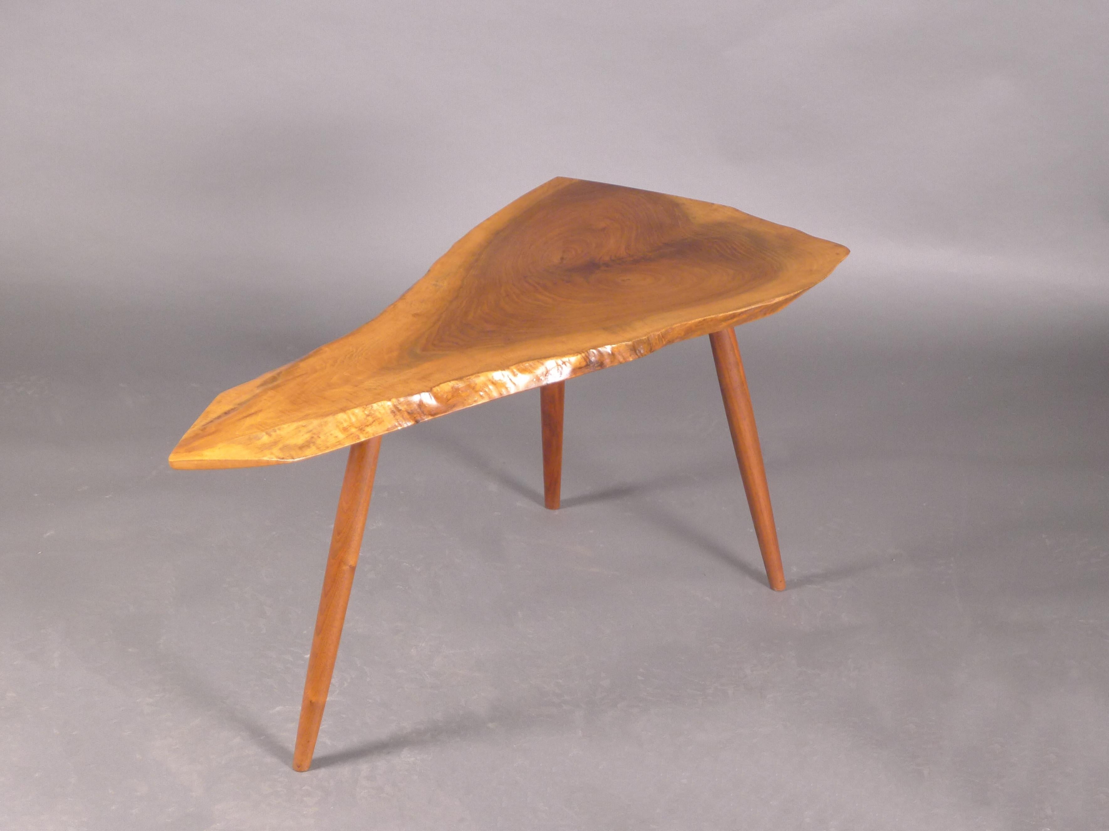George Nakashima, Wohl Table, American Black Walnut, with Documentation 2