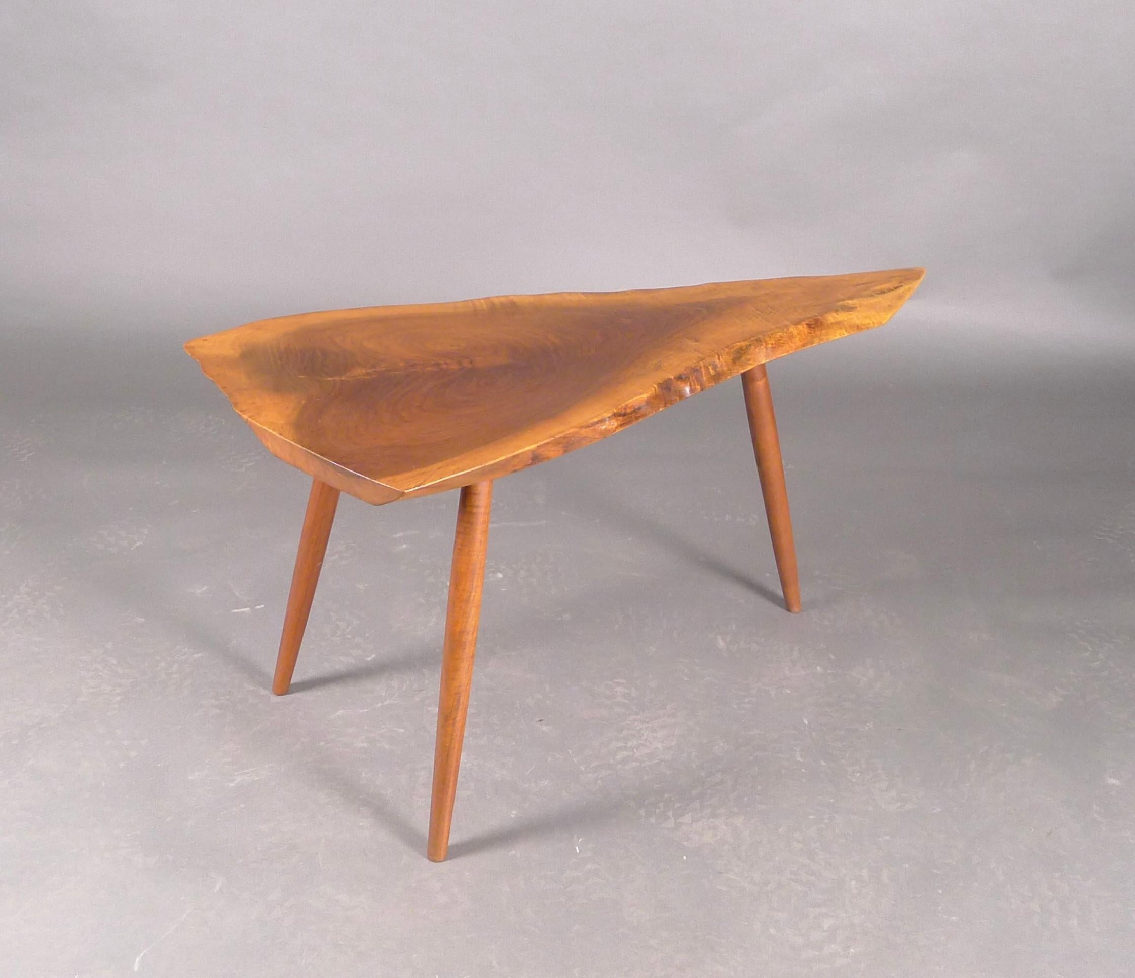 George Nakashima, Wohl Table, American Black Walnut, with Documentation 3
