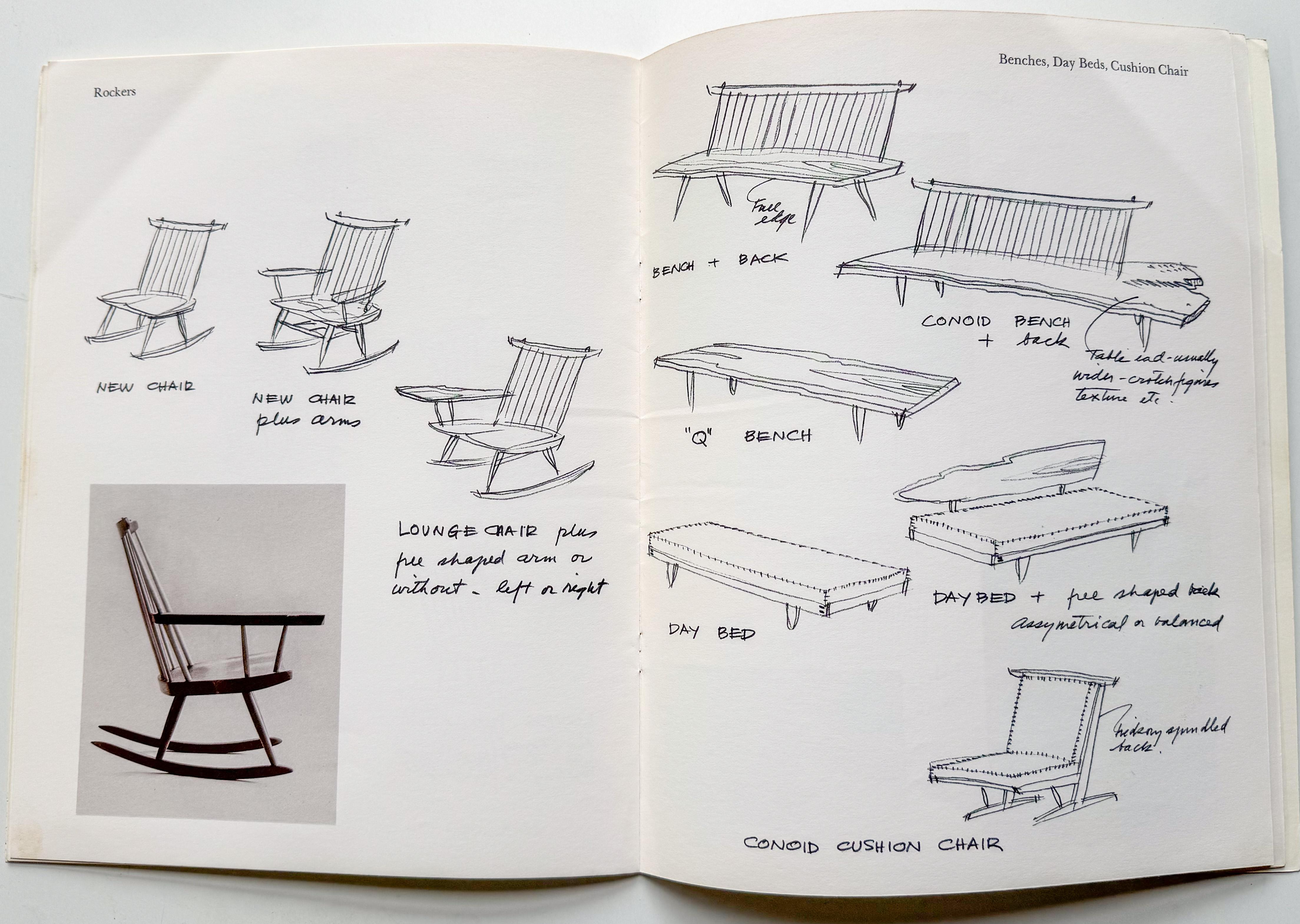 Late 20th Century George Nakashima Woodworker Catalog with Price List For Sale