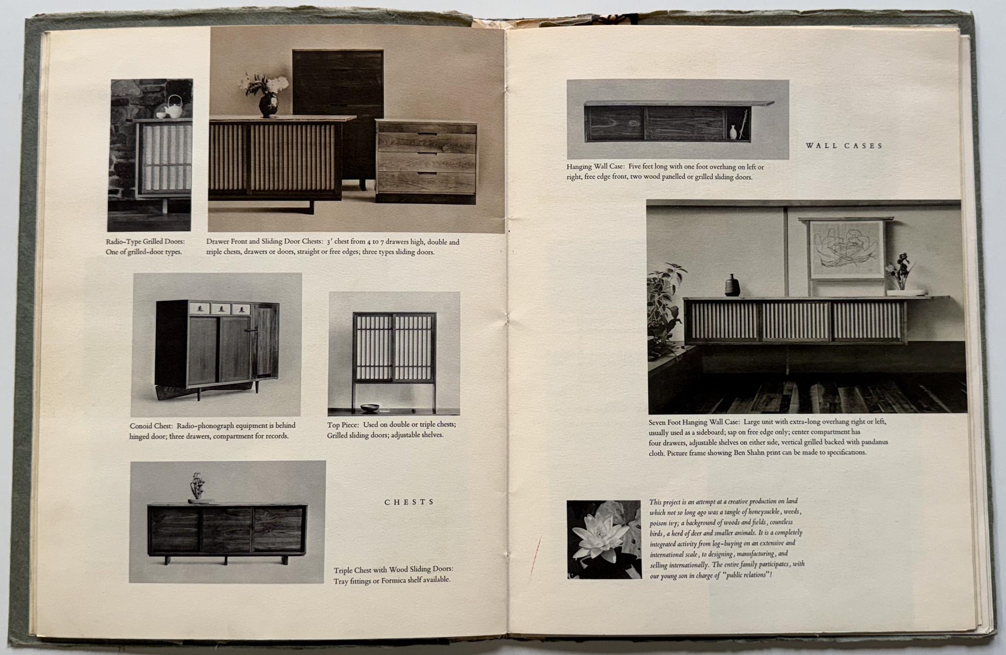 George Nakashima, Woodworker: New Hope, Pennsylvania (1962 Catalog, Signed) For Sale 5