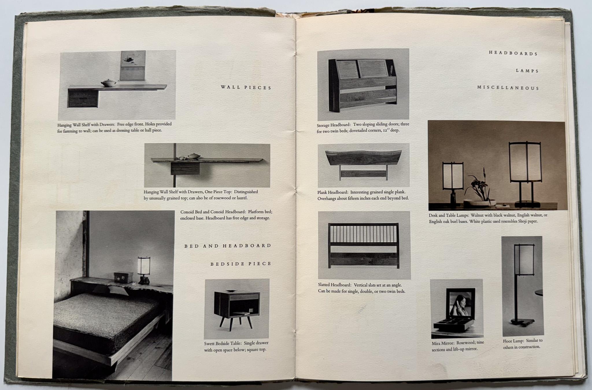 George Nakashima, Woodworker: New Hope, Pennsylvania (1962 Catalog, Signed) For Sale 6