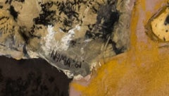 Collage Modernista de Papel Rasgado, Pintura Años 60 Avant Garde Técnica Mixta George Nama