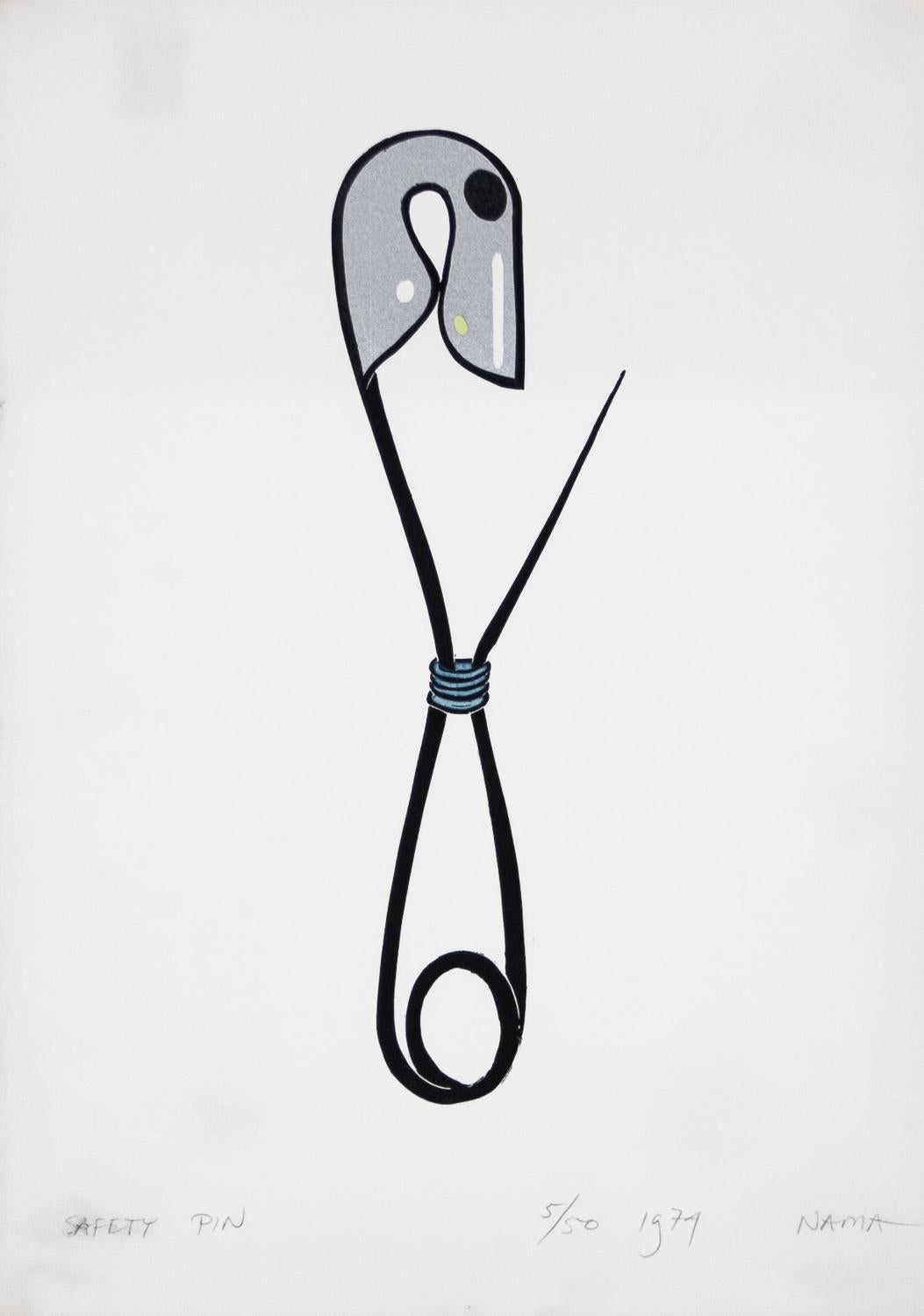 Pasador de seguridad  de la suite de George Nama " Tight Rope " 1974