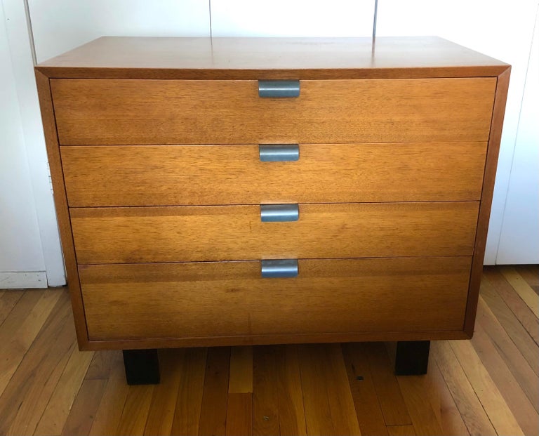 George Nelson 4-Drawer 'Basic Group' Dresser In Good Condition For Sale In Brooklyn, NY