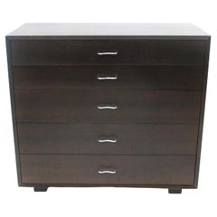 Retro George Nelson 5 Drawer Dresser with Sculptural Pulls by Herman Miller #4610