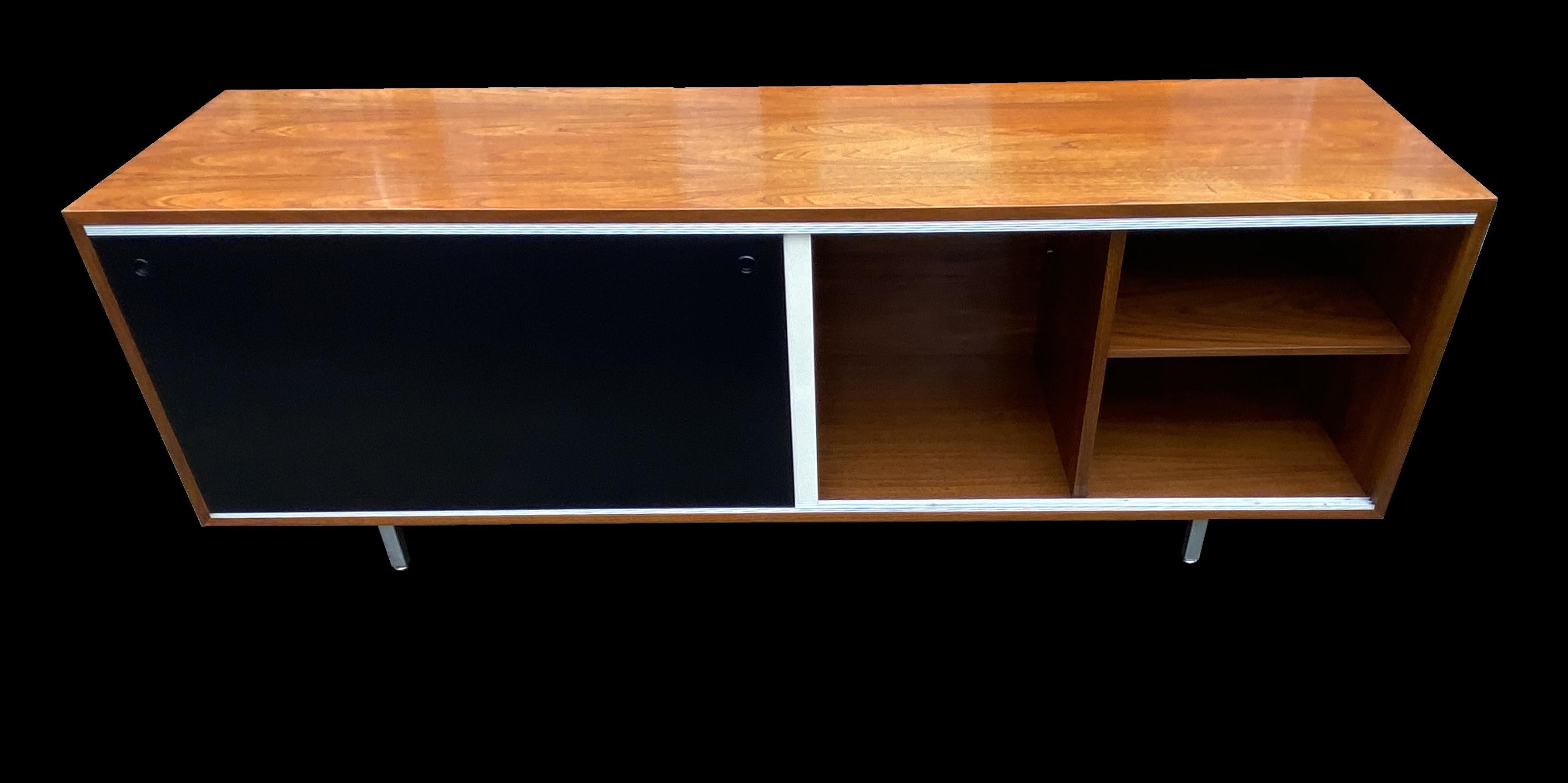 Chrome George Nelson 8000 Series Credenza for Herman Miller For Sale