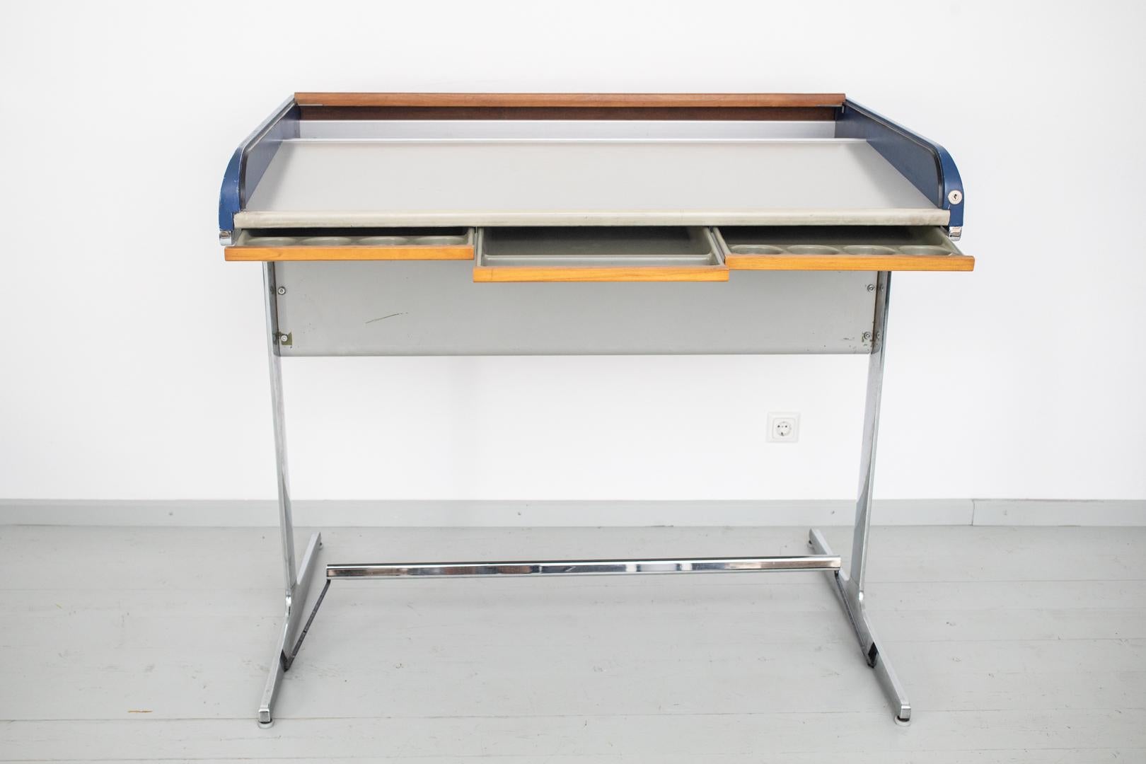 George Nelson Action Office Roll-Top-Schreibtisch für Herman Miller 1964-1968 (Moderne der Mitte des Jahrhunderts) im Angebot