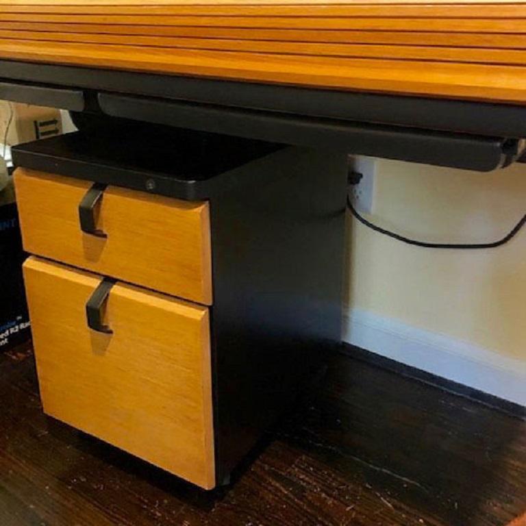 George Nelson ‘Action’ Roll-Top Desk Wall Unit by Herman Miller, circa 1970s For Sale 3