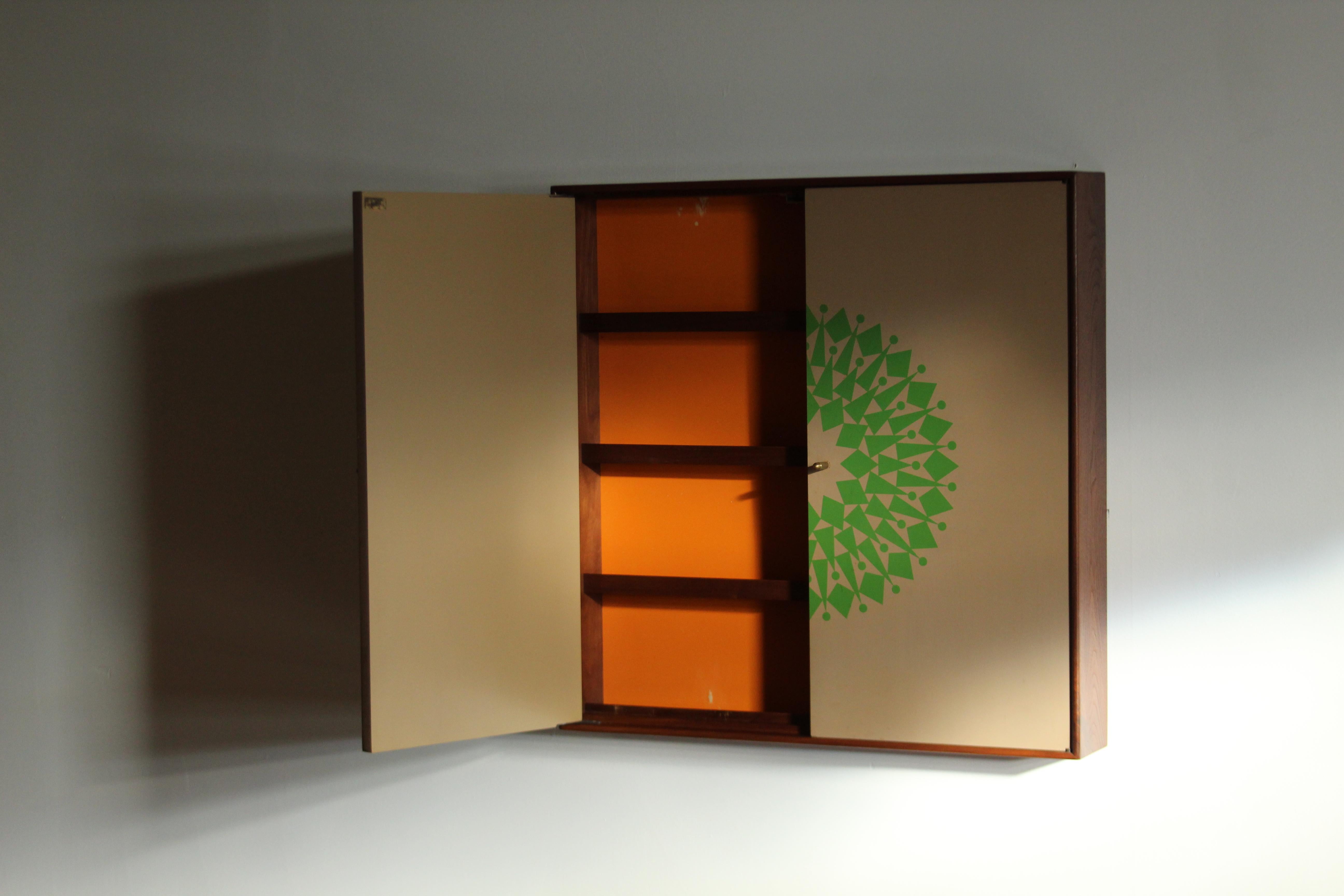 George Nelson & Alexander Girard Armadio a muro, 1964 In condizioni buone in vendita a Coronado, CA