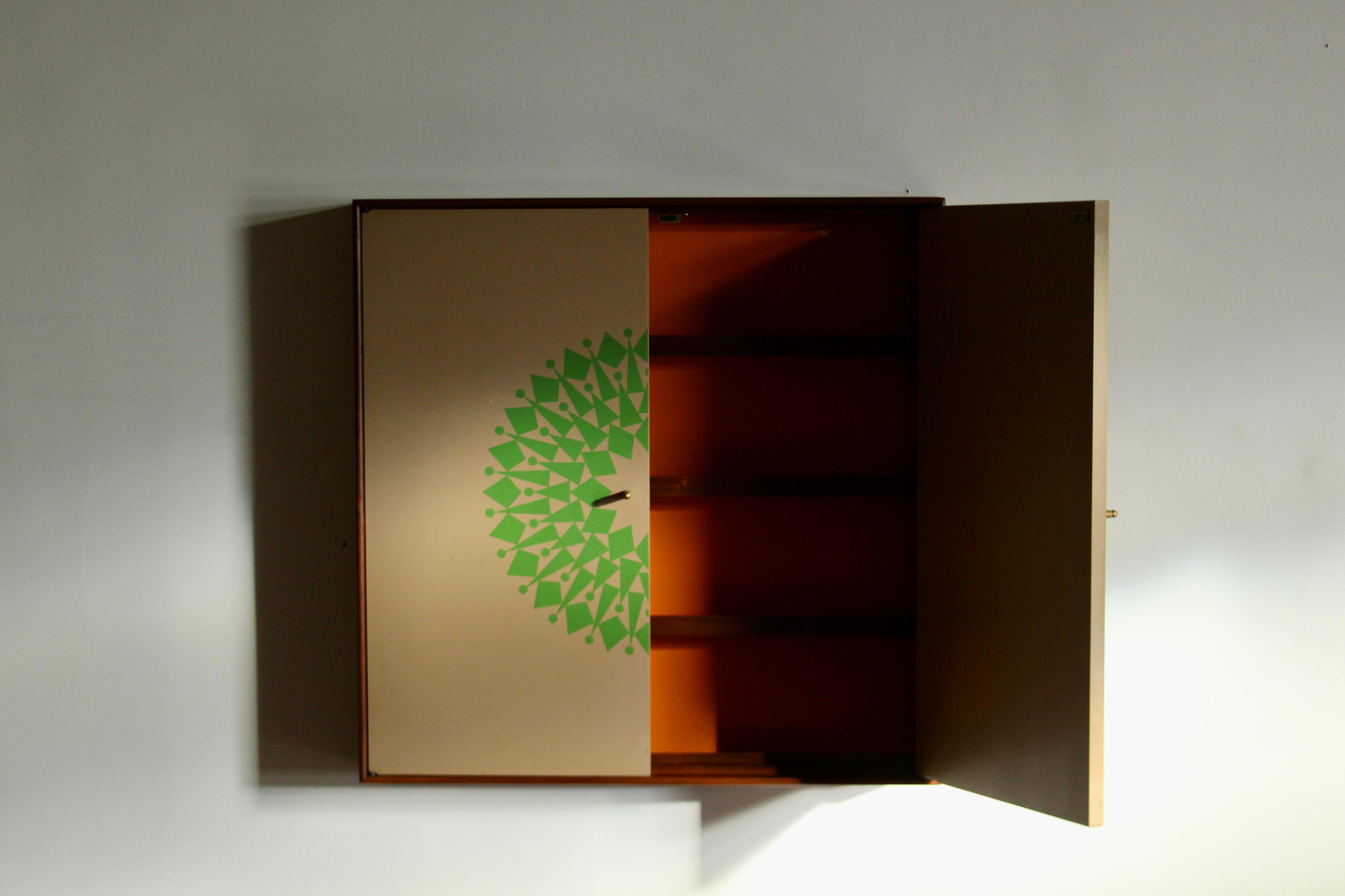 Laminato George Nelson & Alexander Girard Armadio a muro, 1964 in vendita