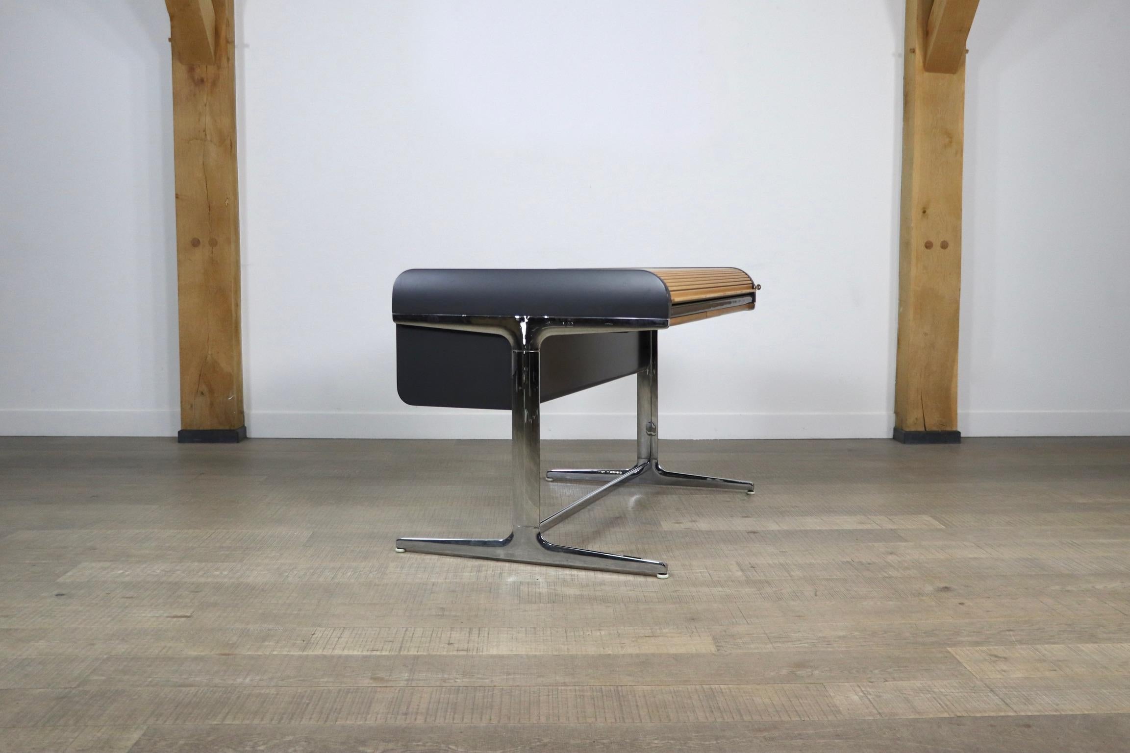 George Nelson and Robert Propst Action Office Roll-Top Desk for Herman Miller 2
