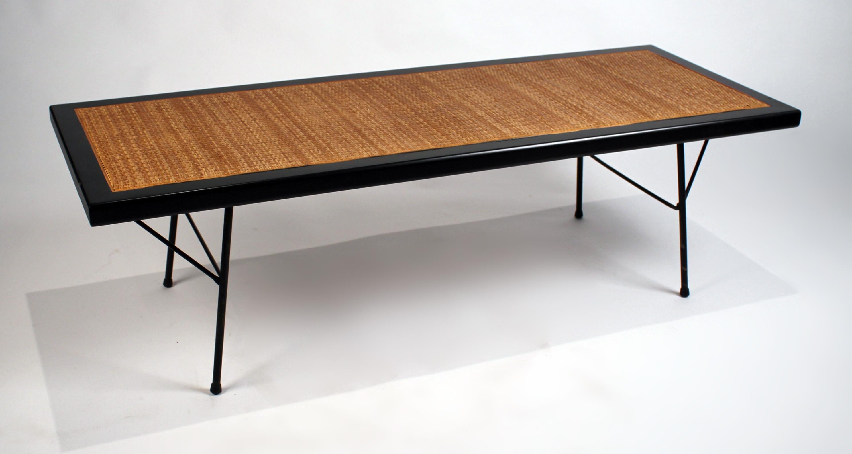 George Nelson & Associates Cane Bench for Herman Miller 1