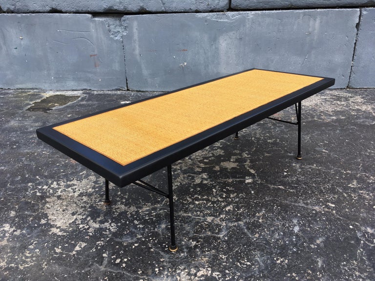 George Nelson & Associates Cane Bench or Coffee Table for Herman Miller For Sale 5