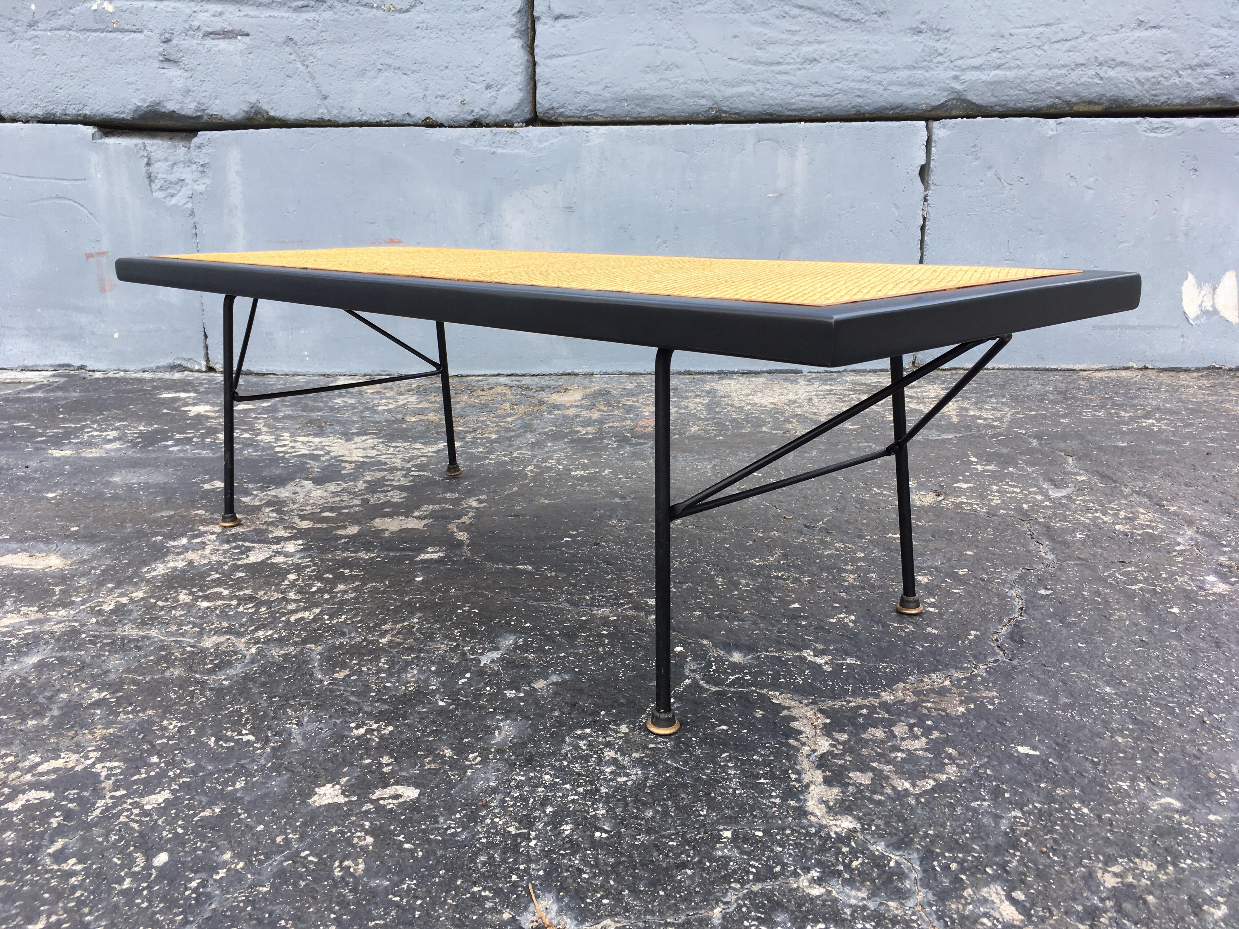 Mid-20th Century George Nelson & Associates Cane Bench or Coffee Table for Herman Miller