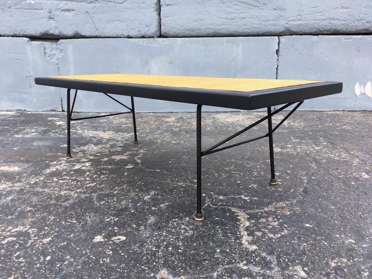 George Nelson & Associates Cane Bench or Coffee Table for Herman Miller For Sale 2