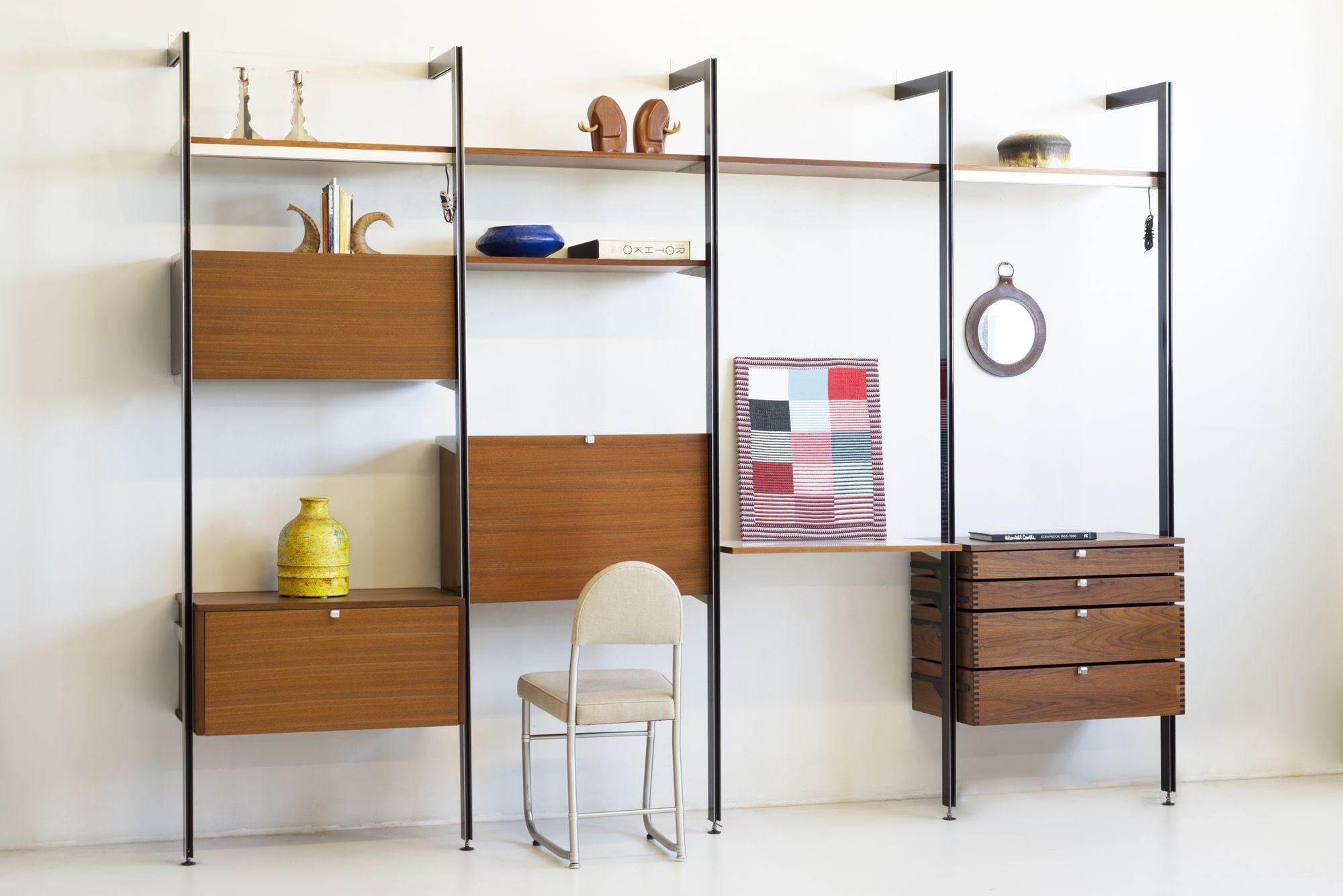 Mid-Century Modern George Nelson & Associates CSS Wall System for Herman Miller