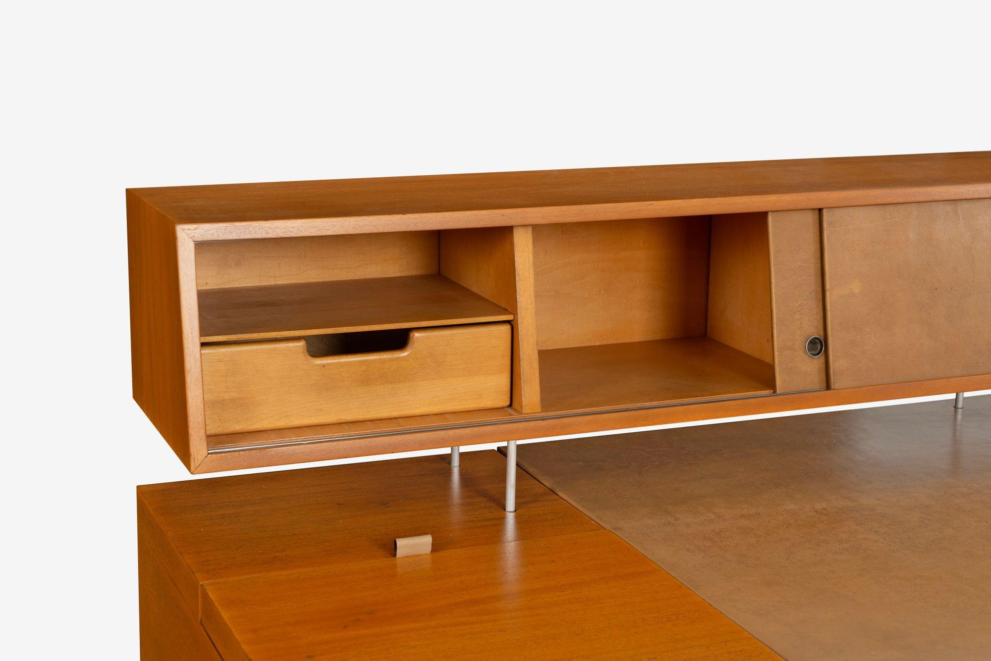 George Nelson & Associates for Herman Miller Home Office Desk, 1946 mediados del siglo XX en venta