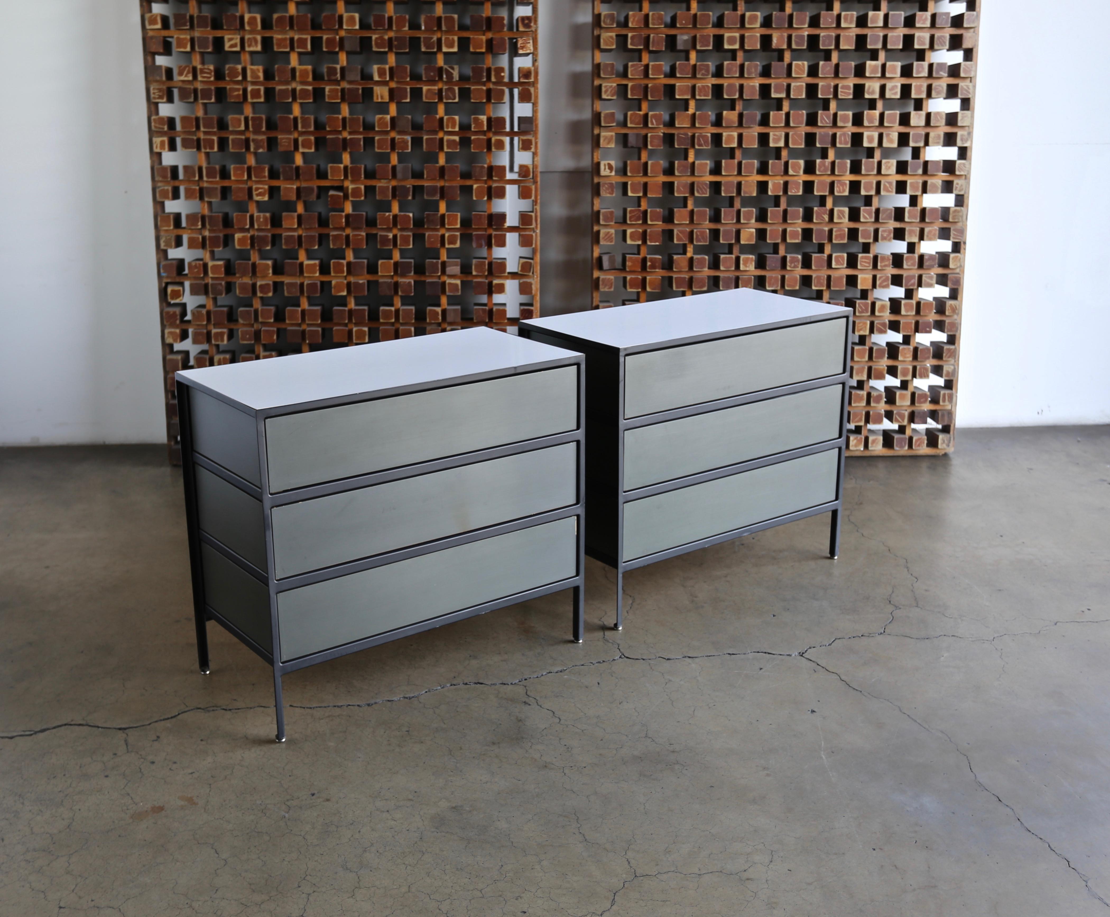 George Nelson & Associates Steel Frame Chests for Herman Miller, circa 1955 2