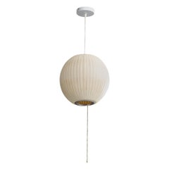 George Nelson, Ball Bubble Pendant, Steel, Spray Plastic, USA, 1950s