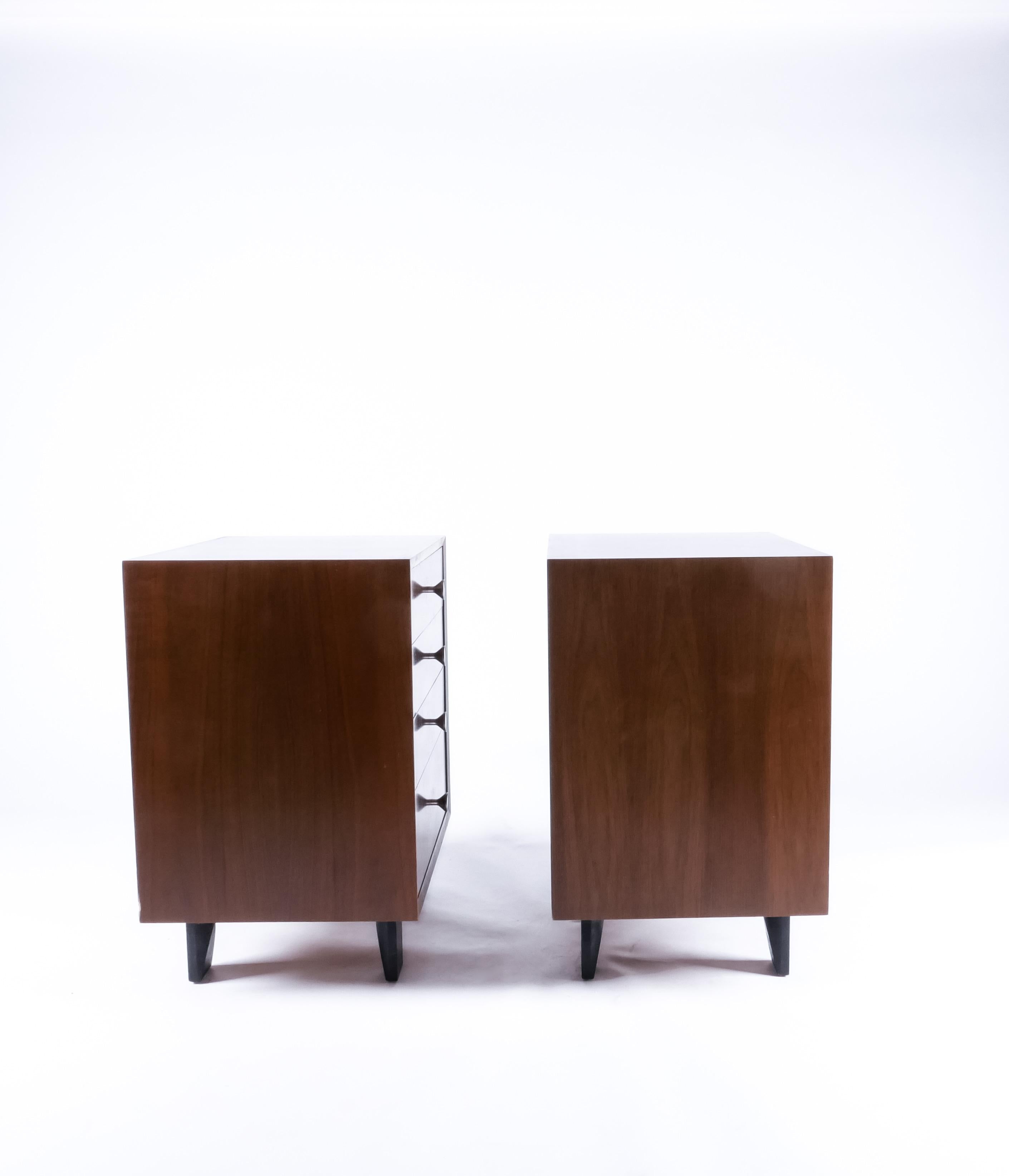 American George Nelson Basic Cabinets, a pair