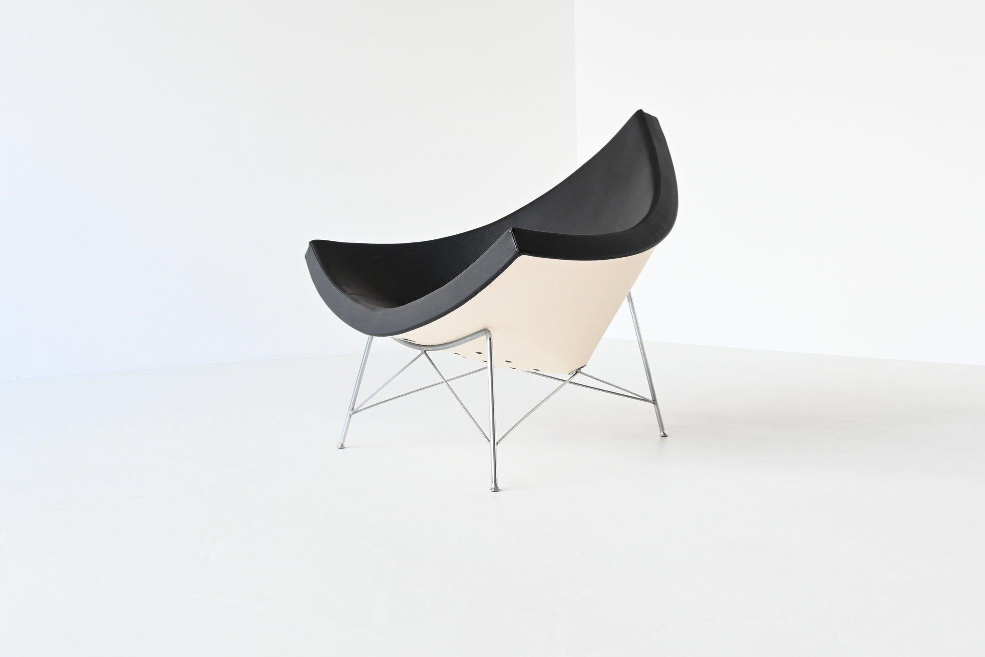 George Nelson Black Coconut Lounge Chair Vitra United States, 1955 8