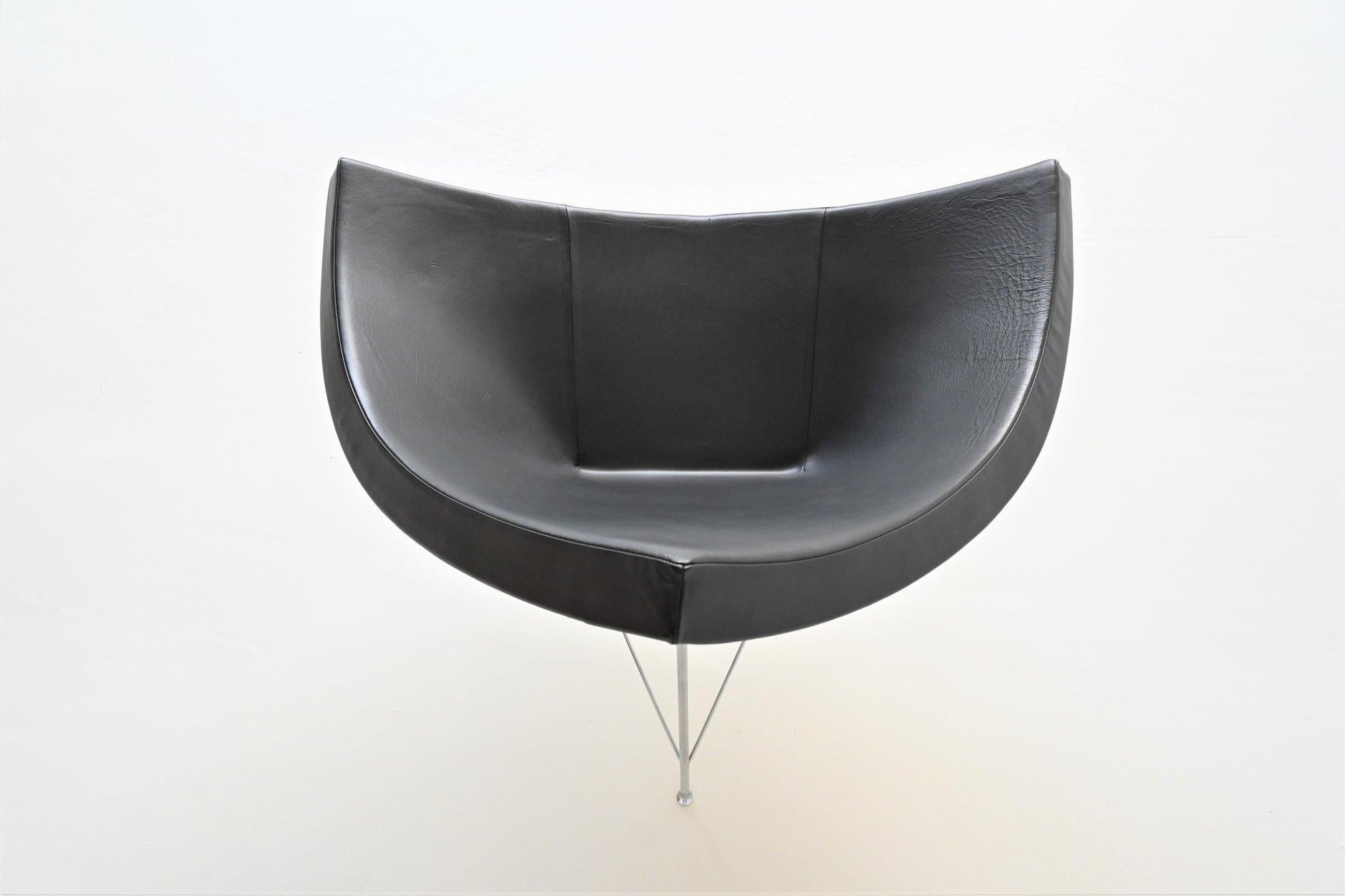 George Nelson Black Coconut Lounge Chair Vitra United States, 1955 9