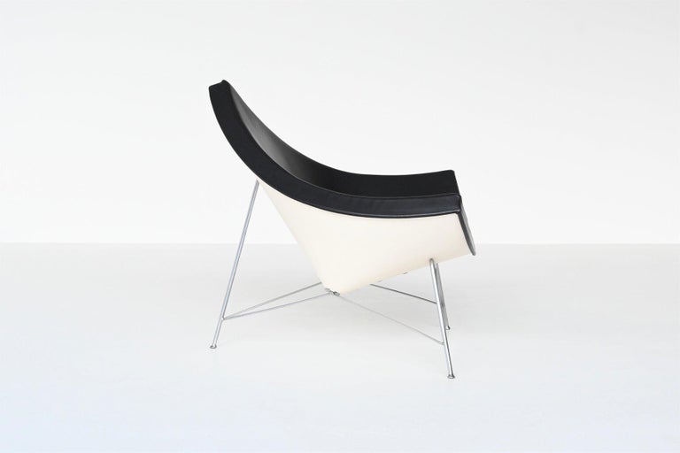 Nelson Black Coconut Lounge Chair Vitra United States, 1955 at
