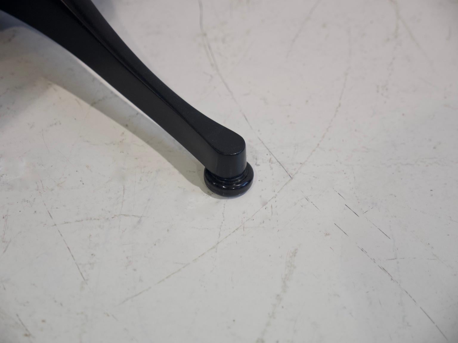 XXIe siècle et contemporain George Nelson Black Pedestal Table by Vitra en vente