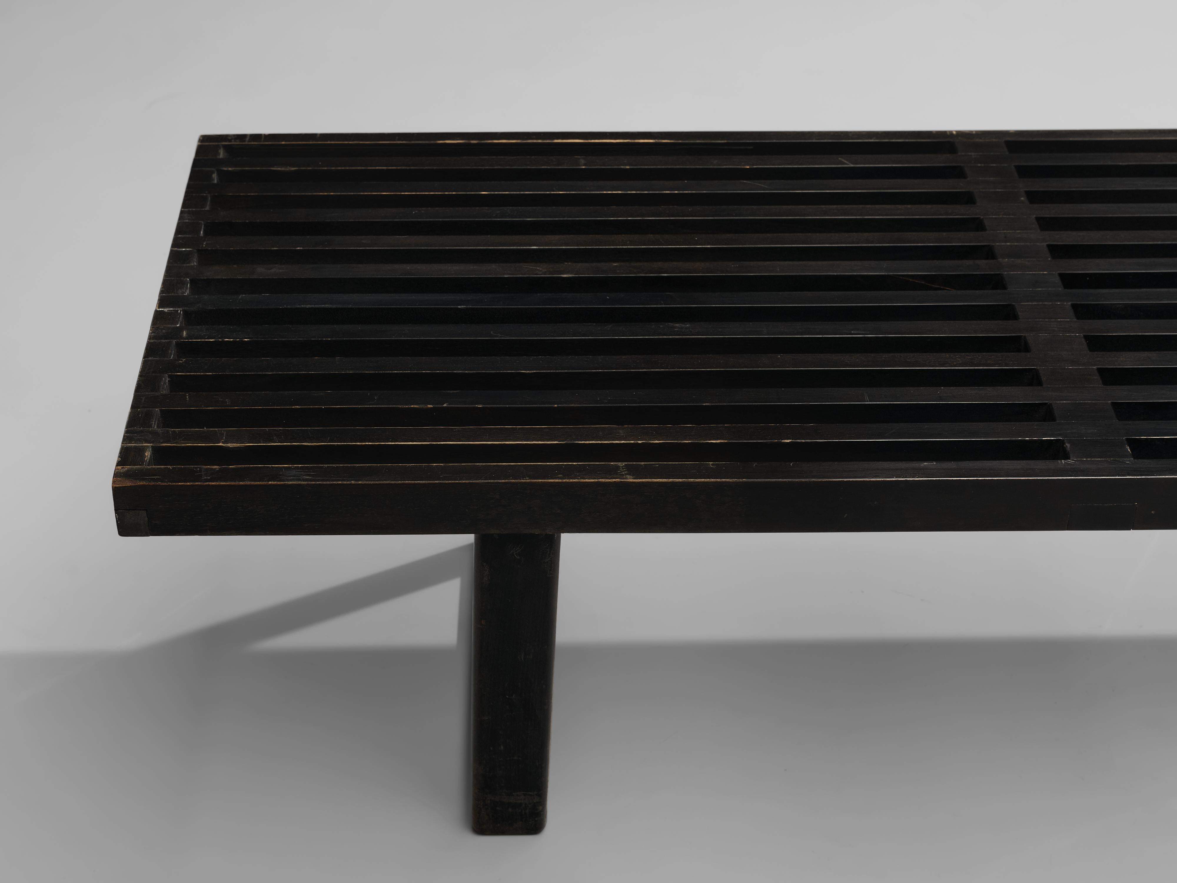 American George Nelson Black ‘Platform’ Bench or Side Table