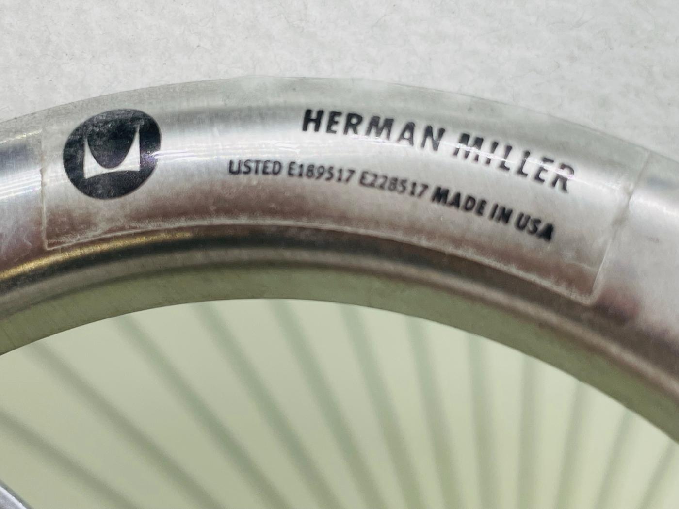 Metal George Nelson Bubble Pendant Light for Herman Miller, Made in the USA
