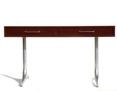 Escritorio George Nelson de Herman Miller con diseño de aluminio laminado Raro de los años 50