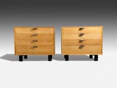 George Nelson, Cabinets, Birch, Stainless Steel, USA c. 1955