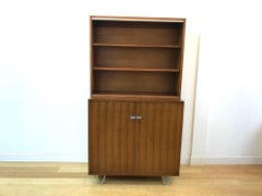 George Nelson China Cabinet and Hutch for Herman Miller in Walnut