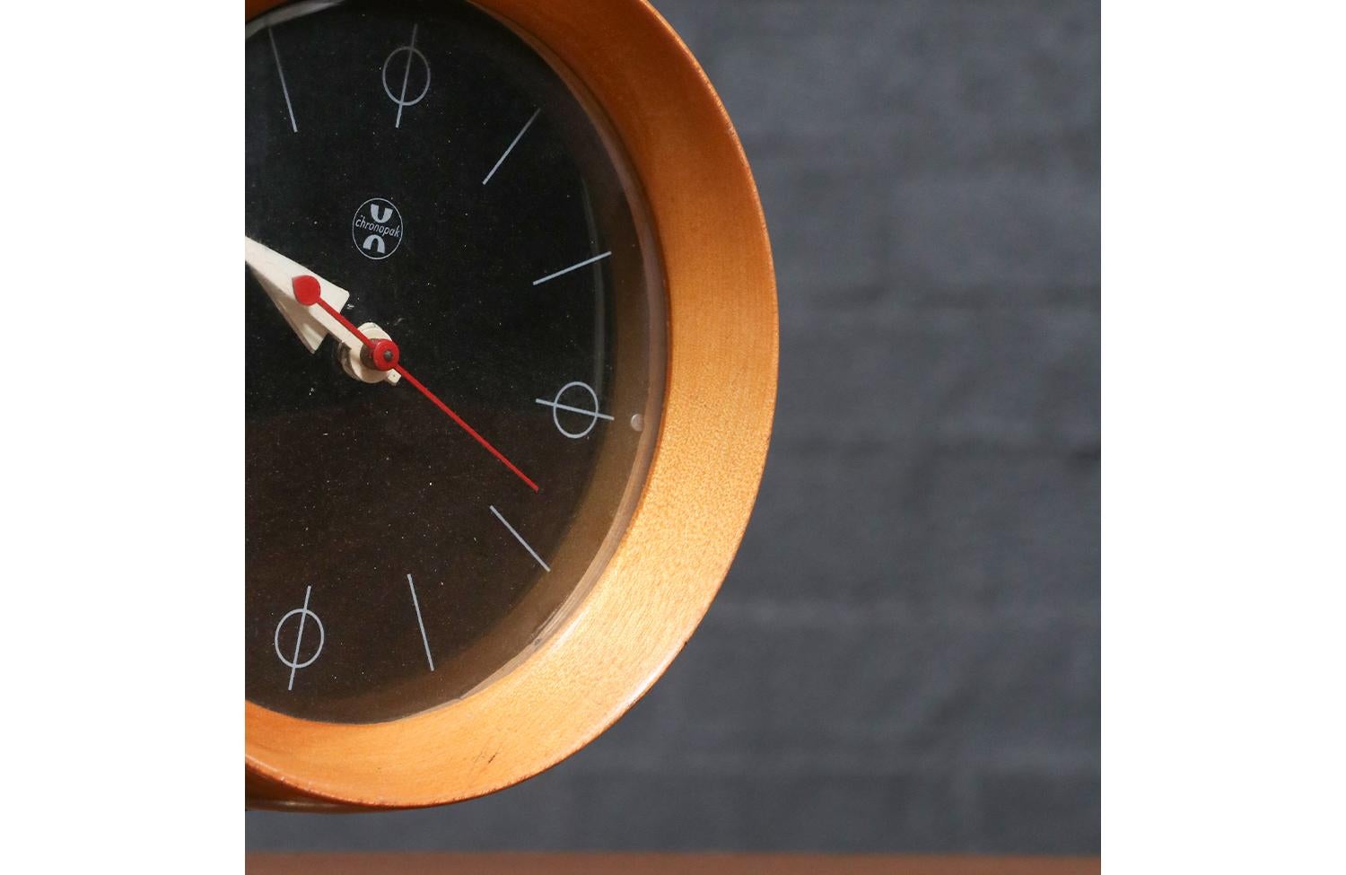 George Nelson Chronopak Desk Clock for Howard Miller For Sale 4